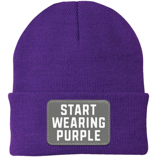 SWP Patch Knit Beanie