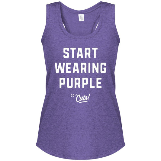 SWP Women's Triblend Tank Top Purple Frost by Strange Allies