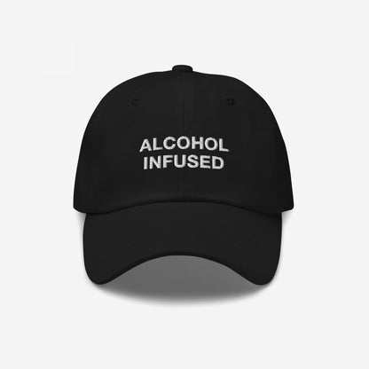 Alcohol Infused Hat Dad Hat Black by Strange Allies