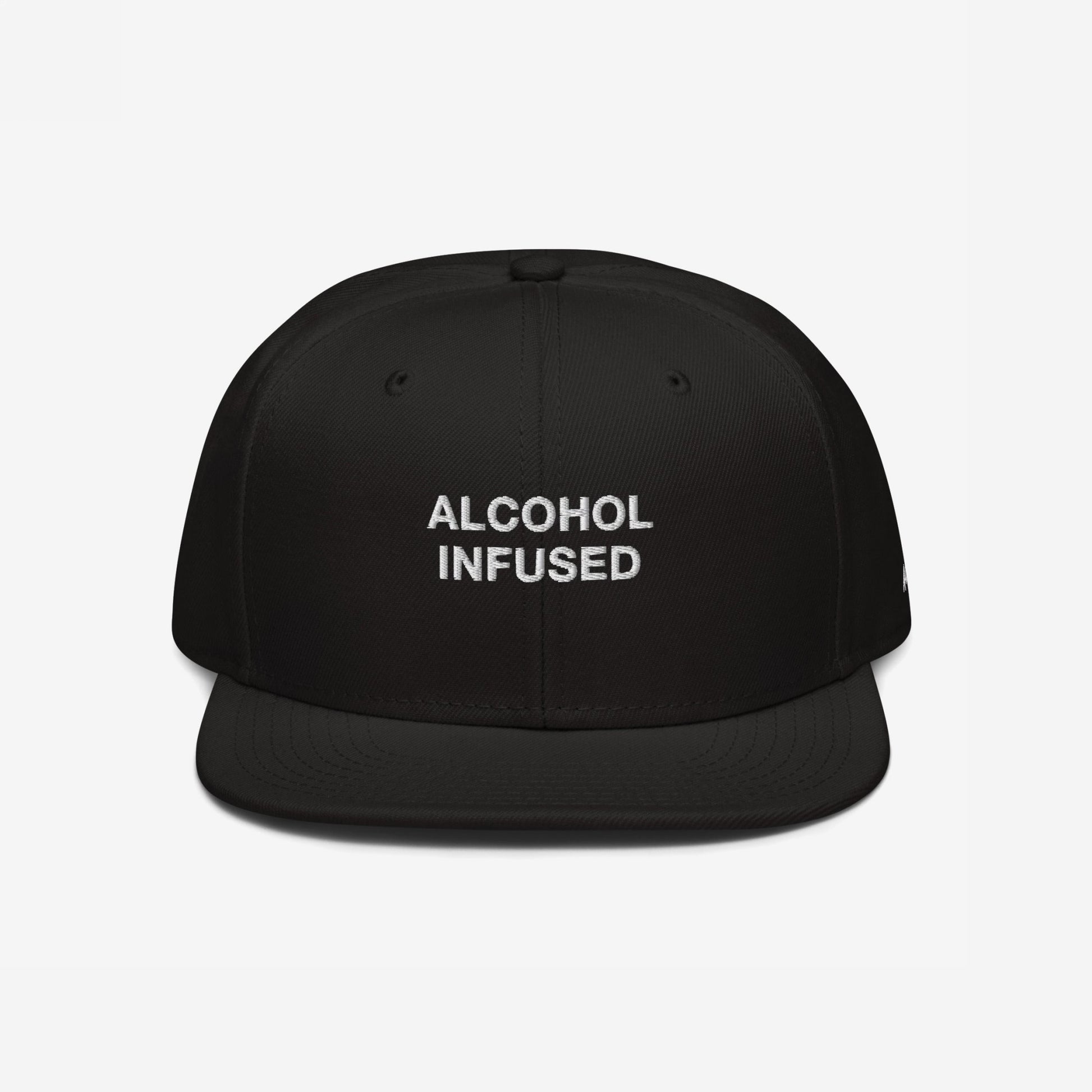 Alcohol Infused Hat Snapback Hat Black by Strange Allies