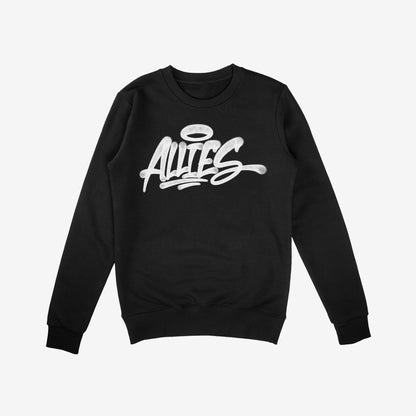 Allies Handstyle Sweatshirt Black by Strange Allies