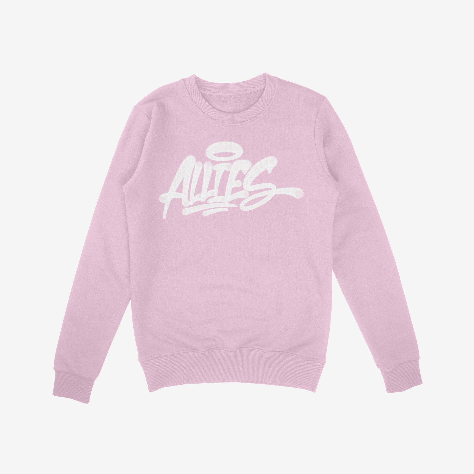 Allies Handstyle Sweatshirt Pink by Strange Allies