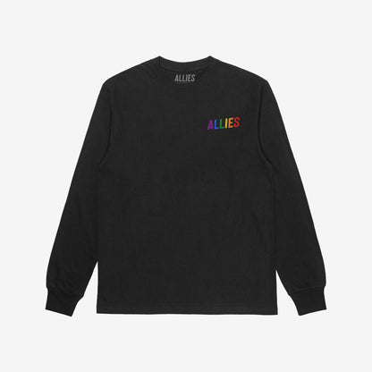 Allies Rainbow Chest Print T-shirt