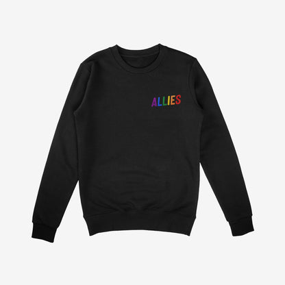 Allies Rainbow Chest Print Sweatshirt