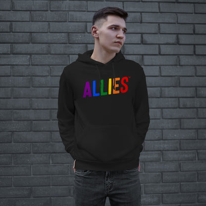 Allies Rainbow Hoodie by Strange Allies