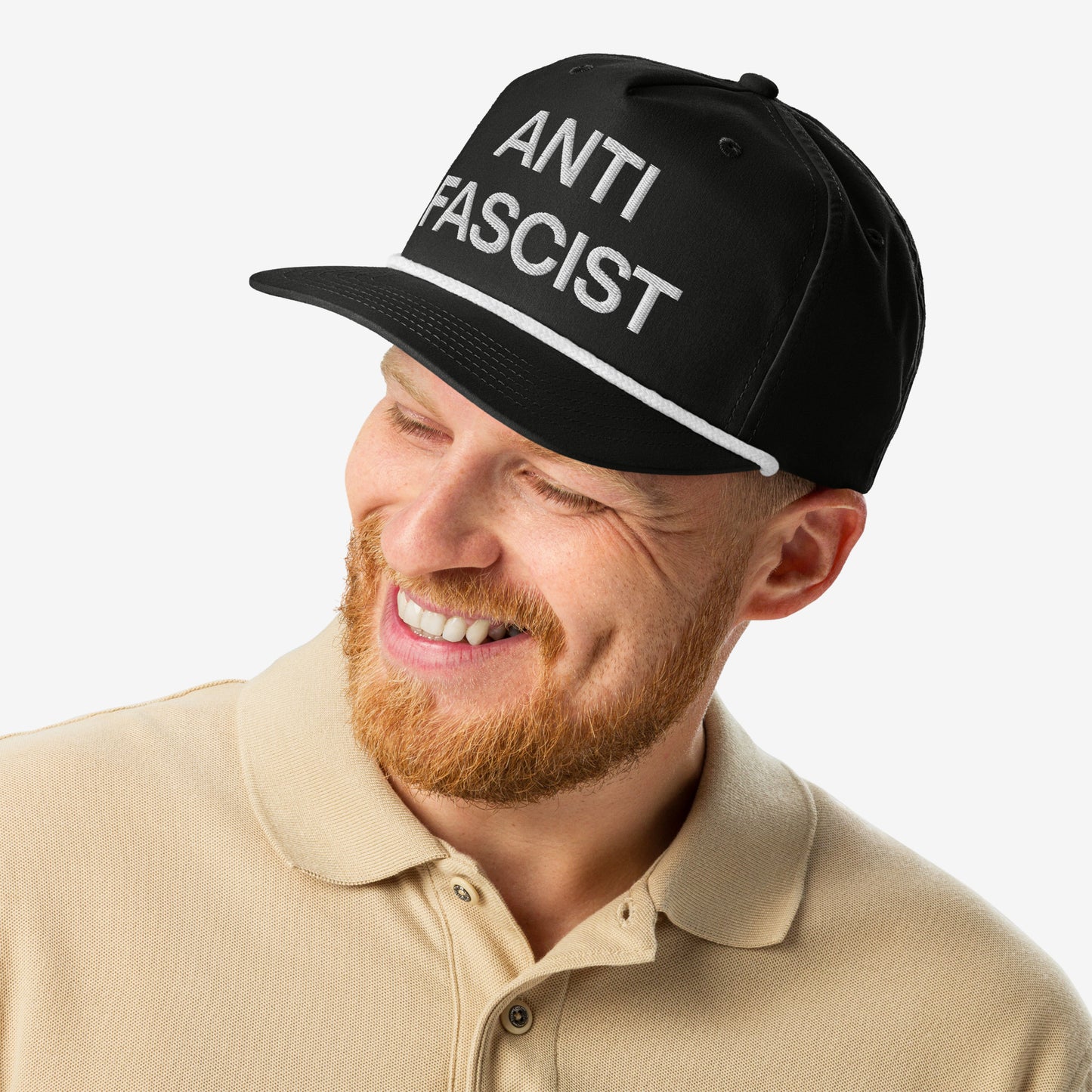 Anti Fascist Golf Hat by Strange Allies