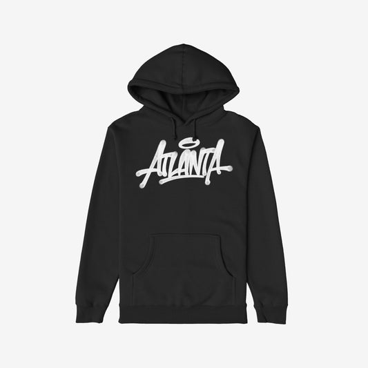 Atlanta Handstyle Hoodie Black by Strange Allies