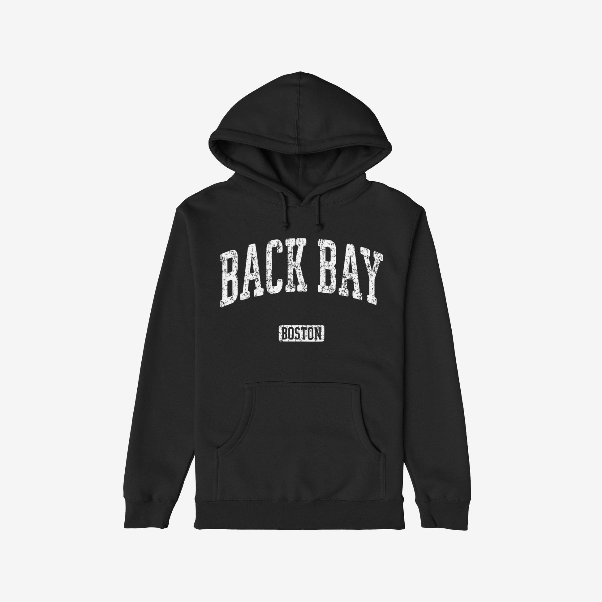 Back Bay Boston Hoodie Black by Strange Allies