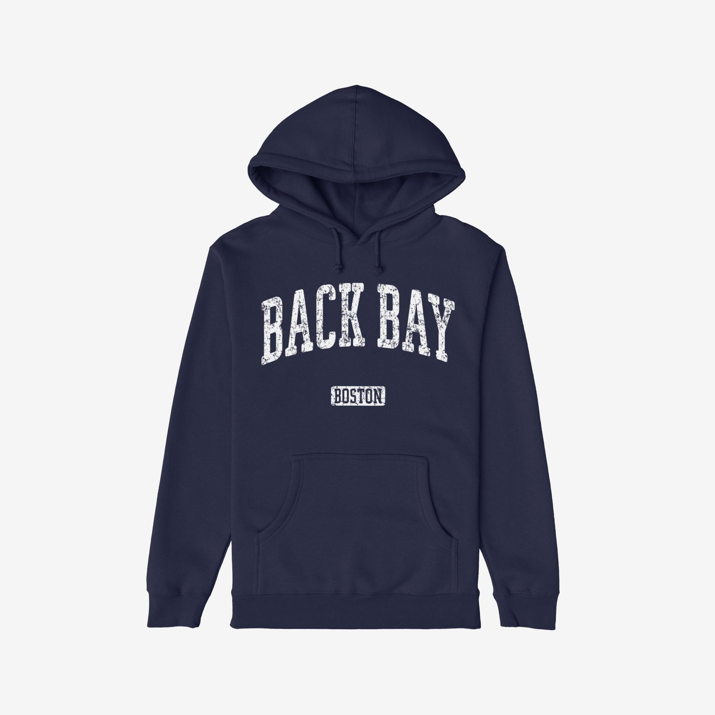 Back Bay Boston Hoodie Navy Blue by Strange Allies