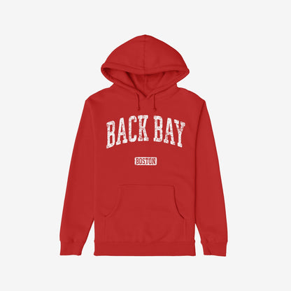 Back Bay Boston Hoodie Red by Strange Allies