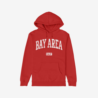 Bay Area Hoodie Red by Strange Allies