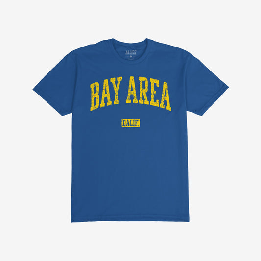 Bay Area T-shirt Short Sleeve Royal Blue by Strange Allies