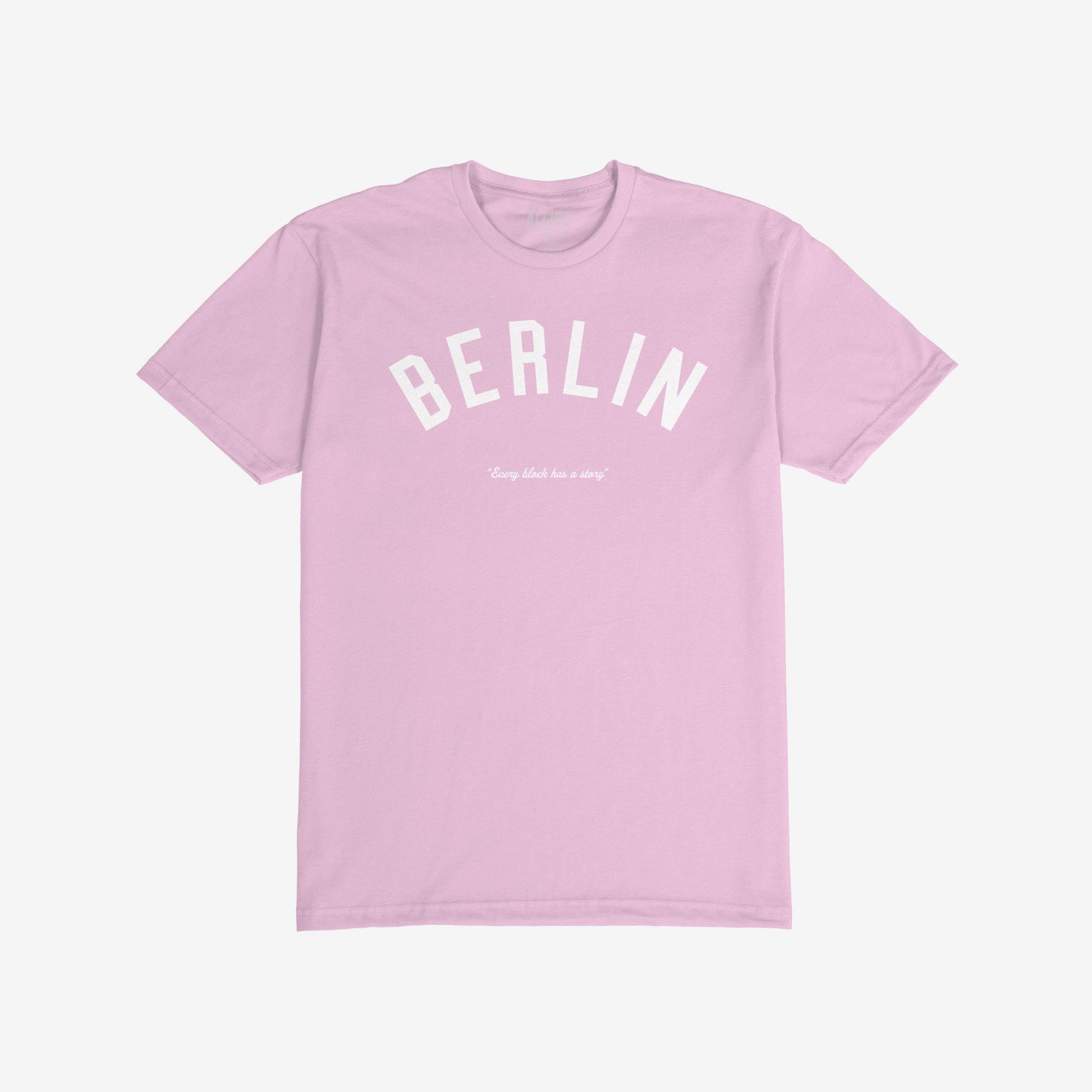 Berlin Story T-shirt Short Sleeve Pink by Strange Allies