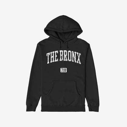 Bronx 718 Hoodie Black by Strange Allies