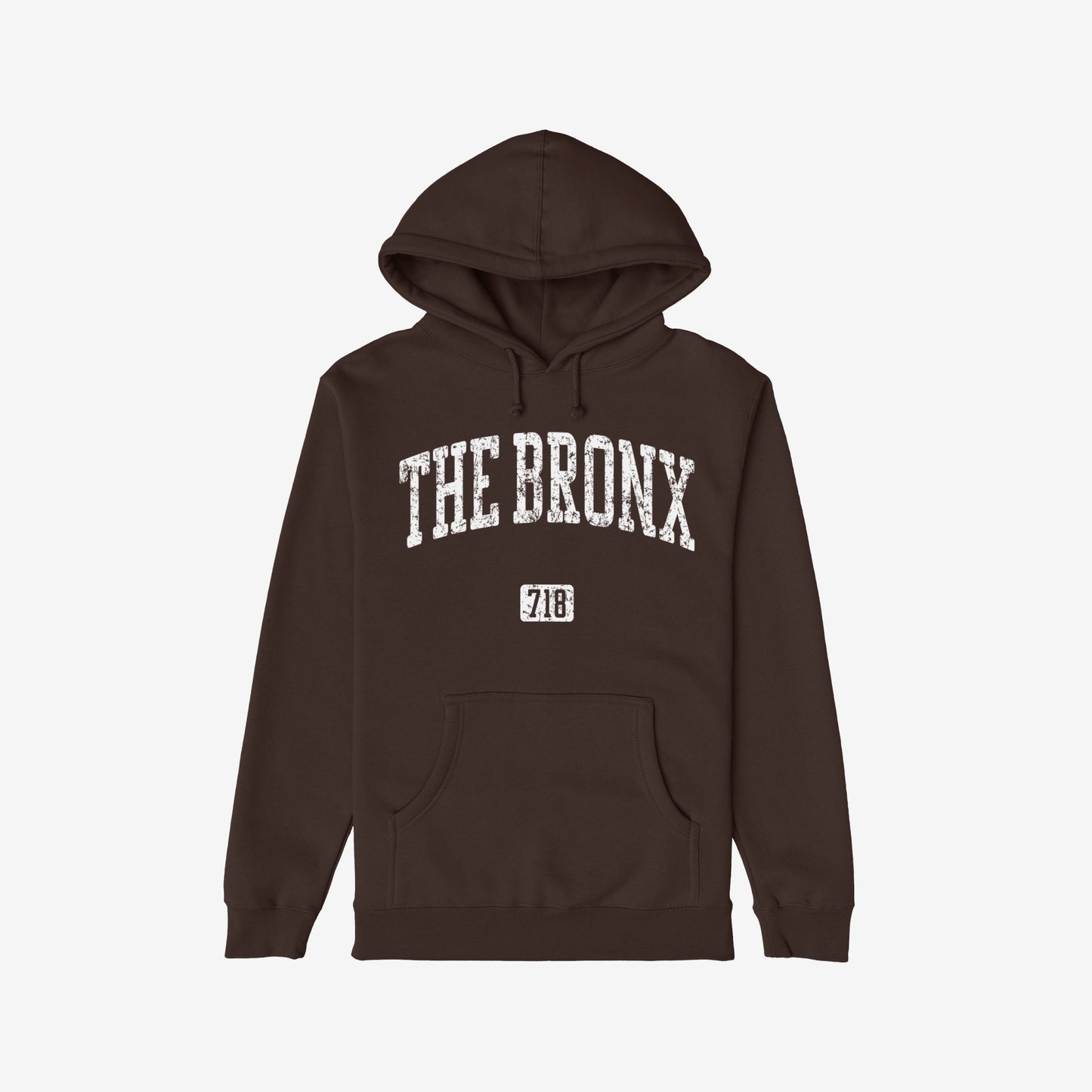 Bronx 718 Hoodie Brown by Strange Allies