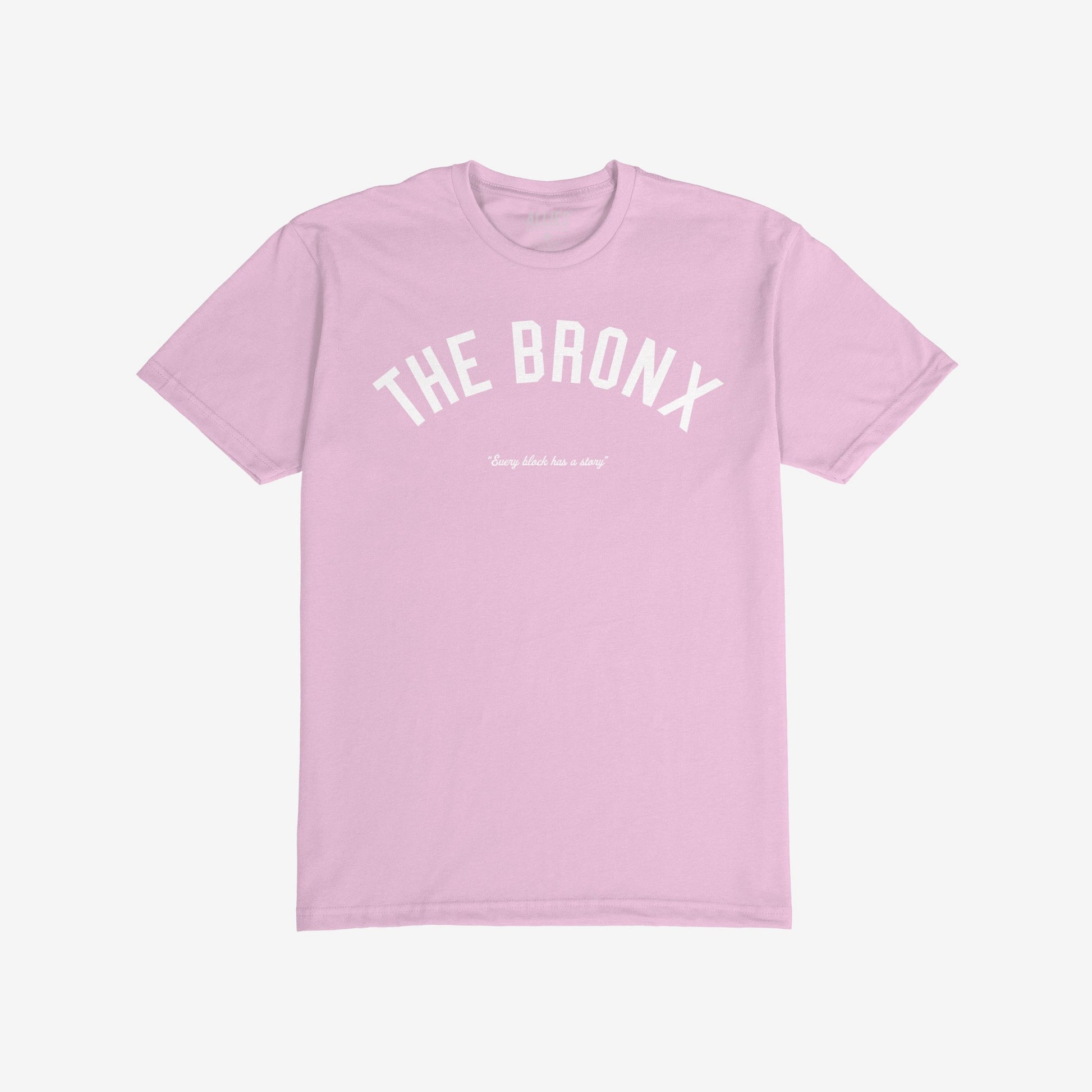 Bronx Story T-shirt Short Sleeve Pink by Strange Allies