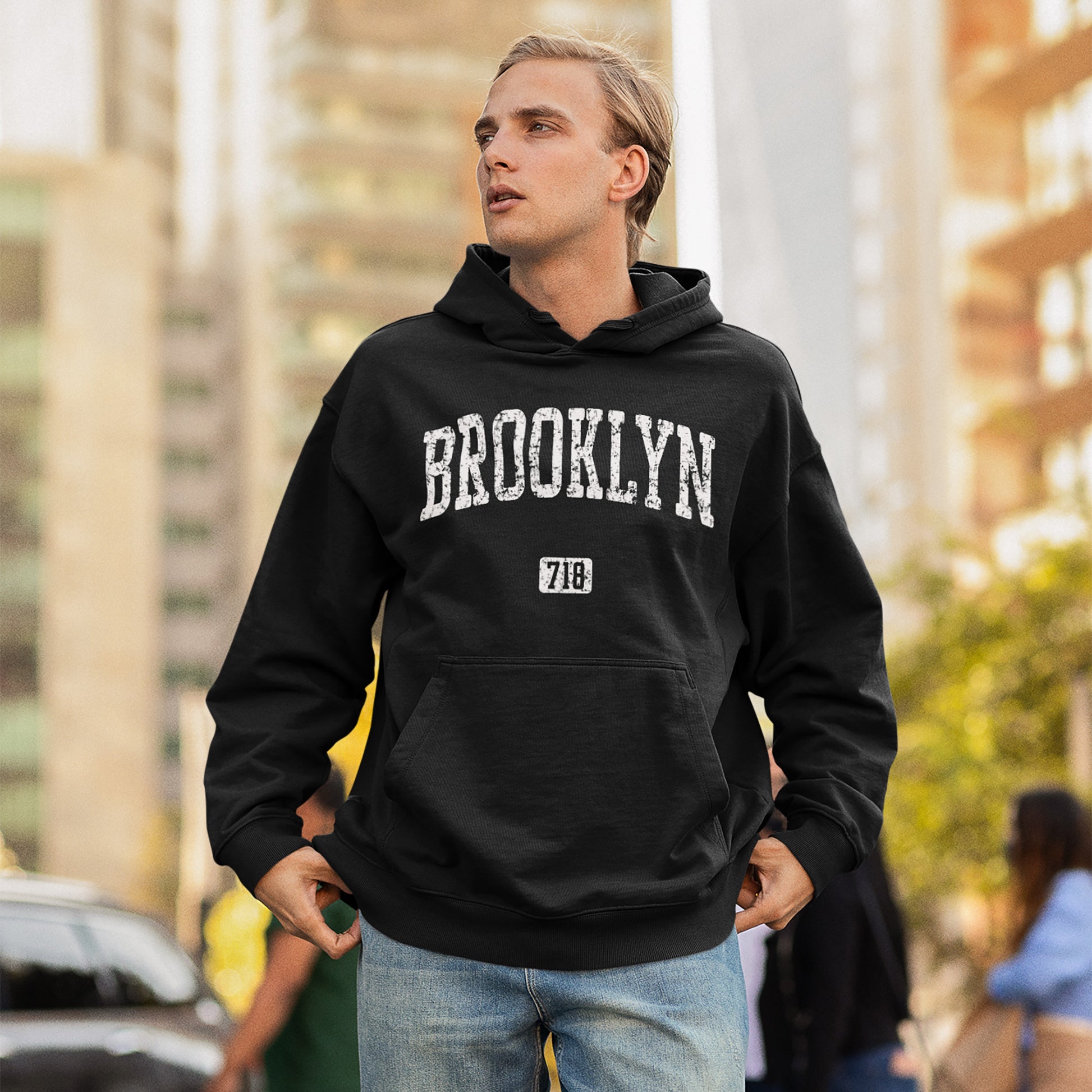 Brooklyn 718 Hoodie by Strange Allies