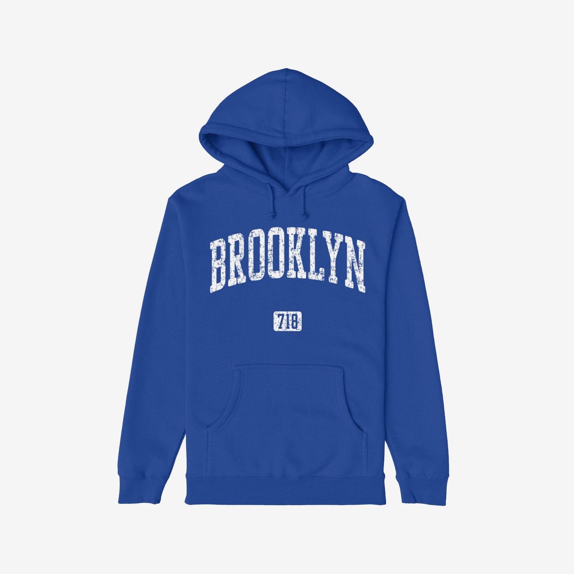 Brooklyn 718 Hoodie Royal Blue by Strange Allies