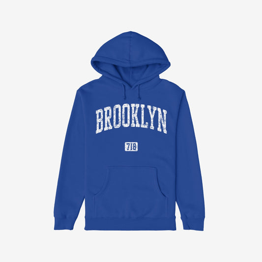 Brooklyn 718 Hoodie Royal Blue by Strange Allies