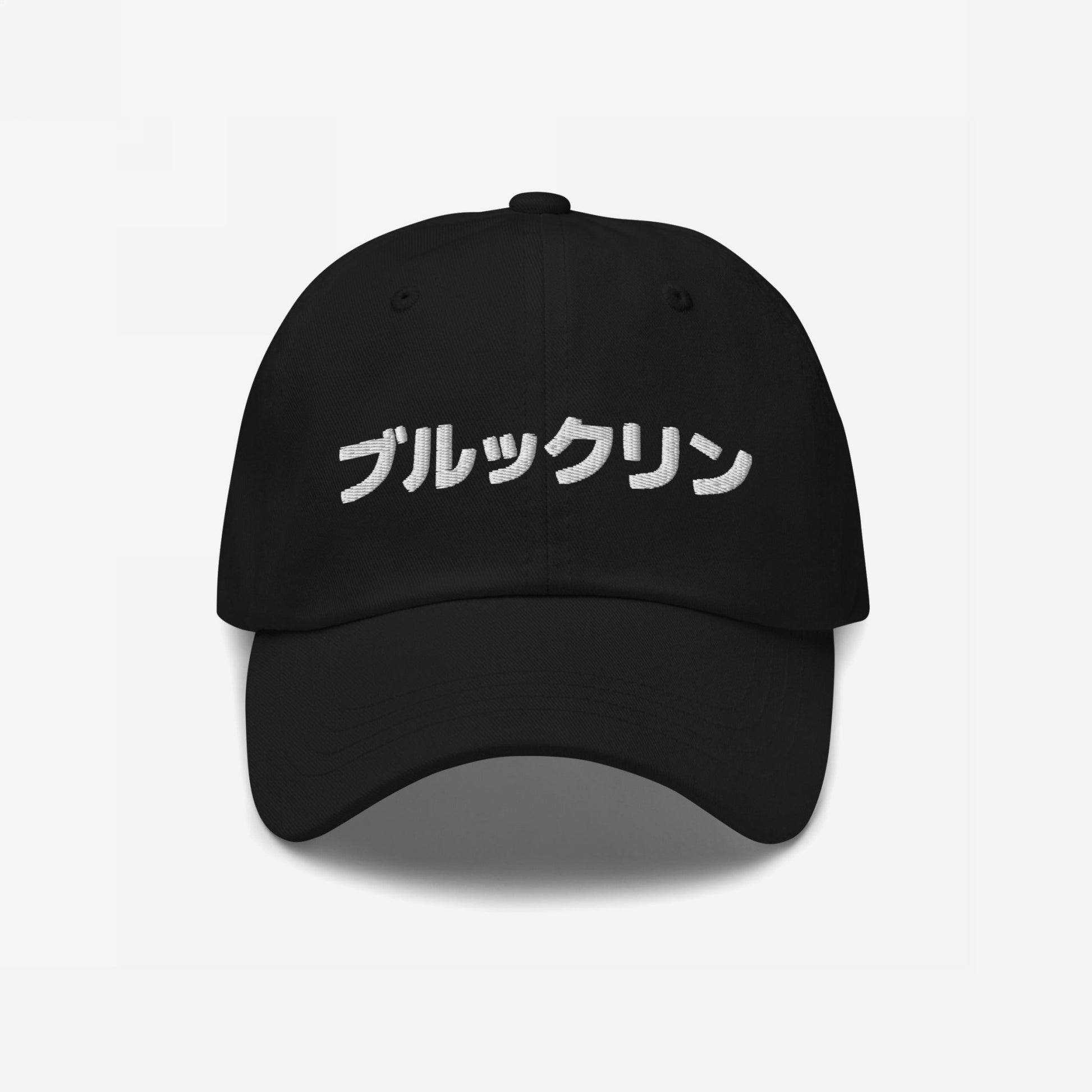 Brooklyn Japanese Hat Dad Hat Black by Strange Allies