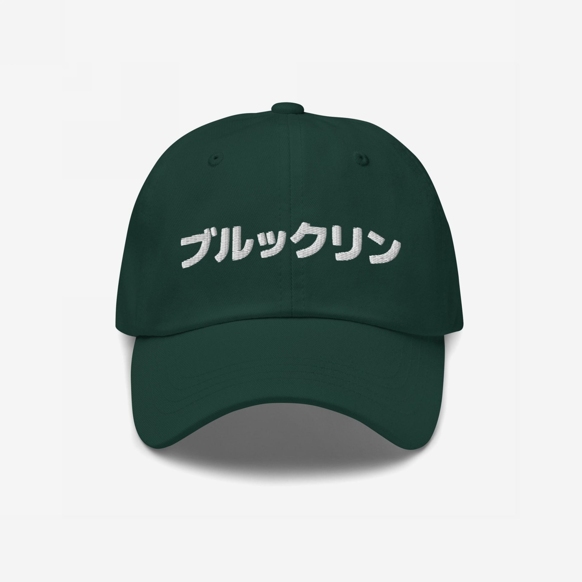 Brooklyn Japanese Hat Dad Hat Green by Strange Allies