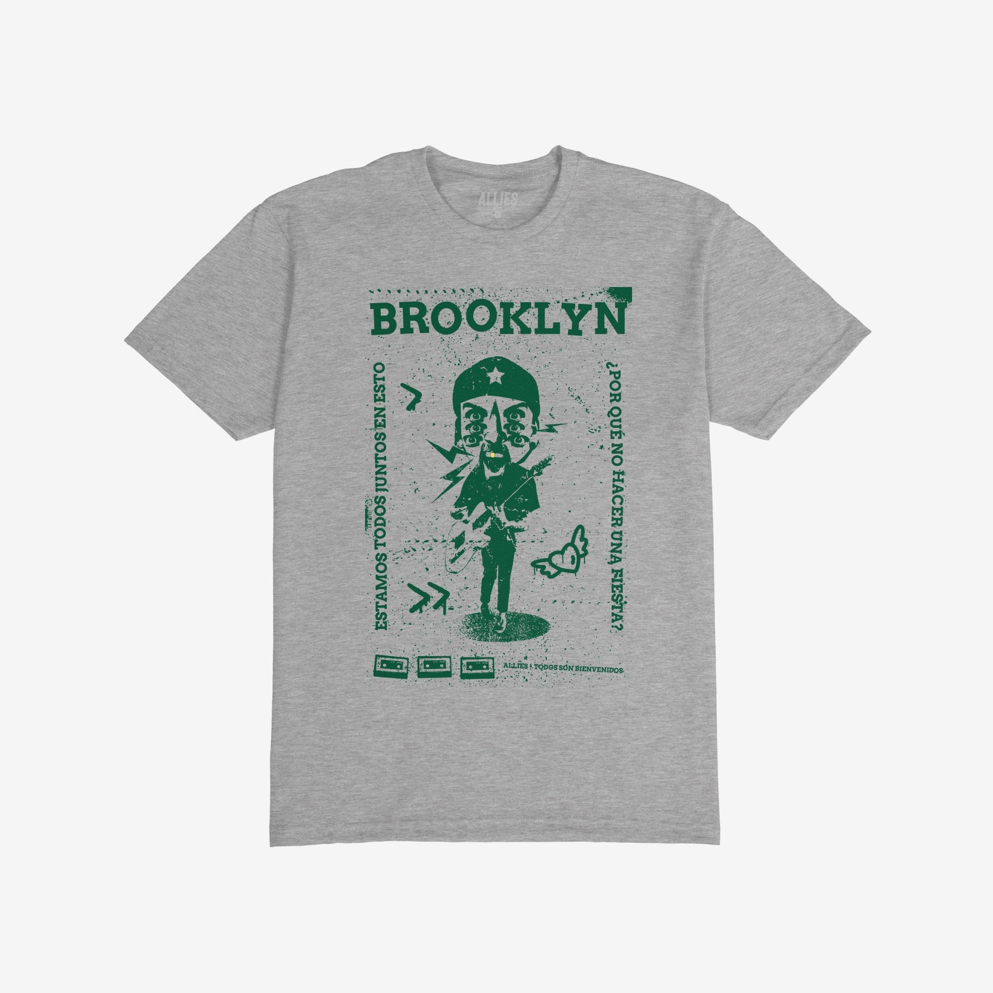 Brooklyn Punk T-shirt Heather Gray by Strange Allies