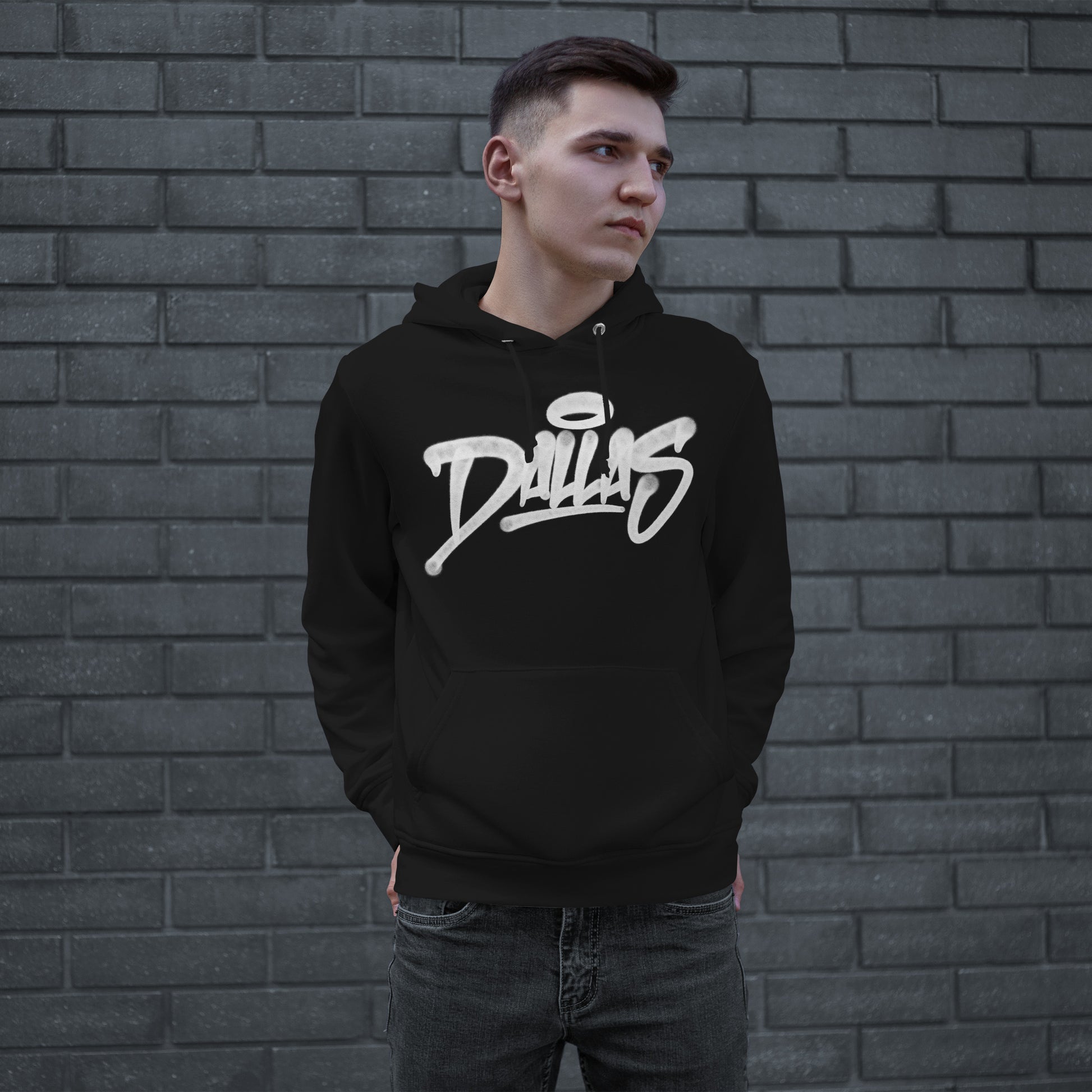 Dallas Handstyle Hoodie by Strange Allies