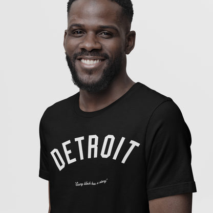 Detroit Story T-shirt by Strange Allies