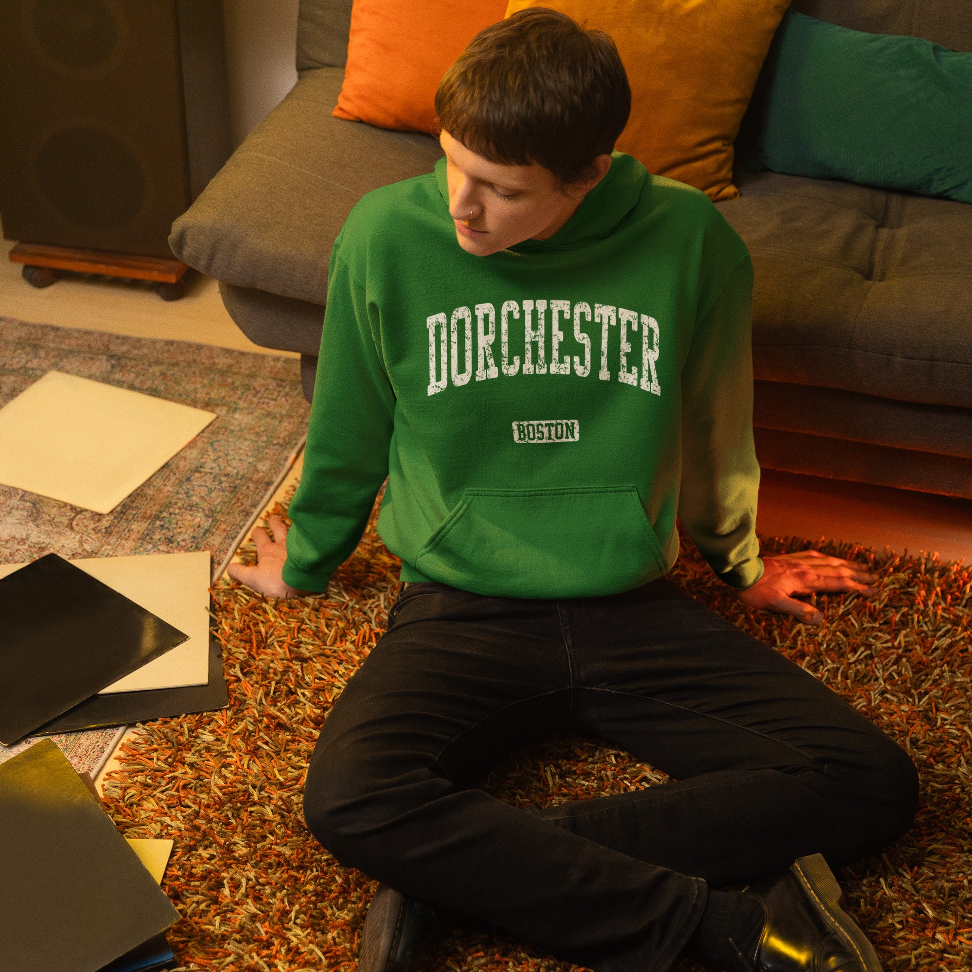 Dorchester Boston Hoodie by Strange Allies