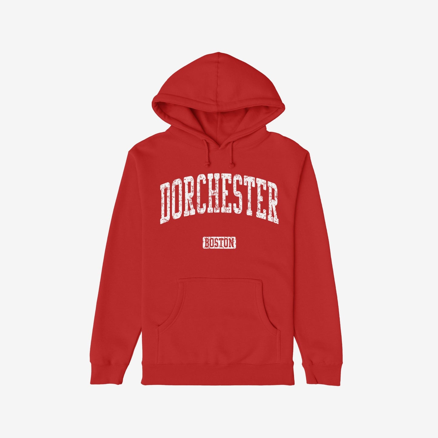 Dorchester Boston Hoodie Red by Strange Allies