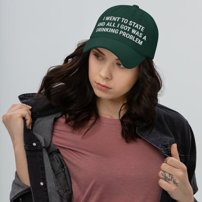 CUSTOM Drinking School Dad Hat