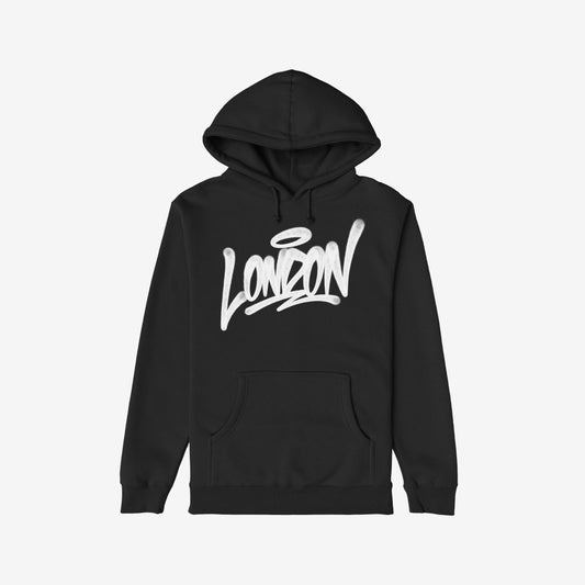 London Handstyle Hoodie Black by Strange Allies