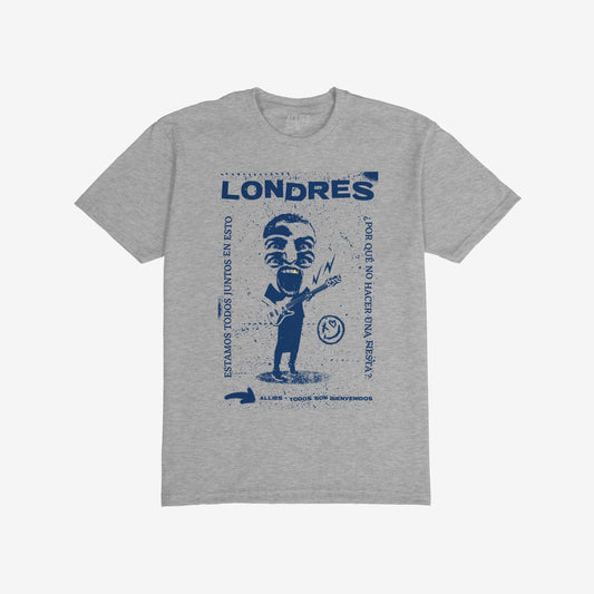 London Punk T-shirt Heather Gray by Strange Allies