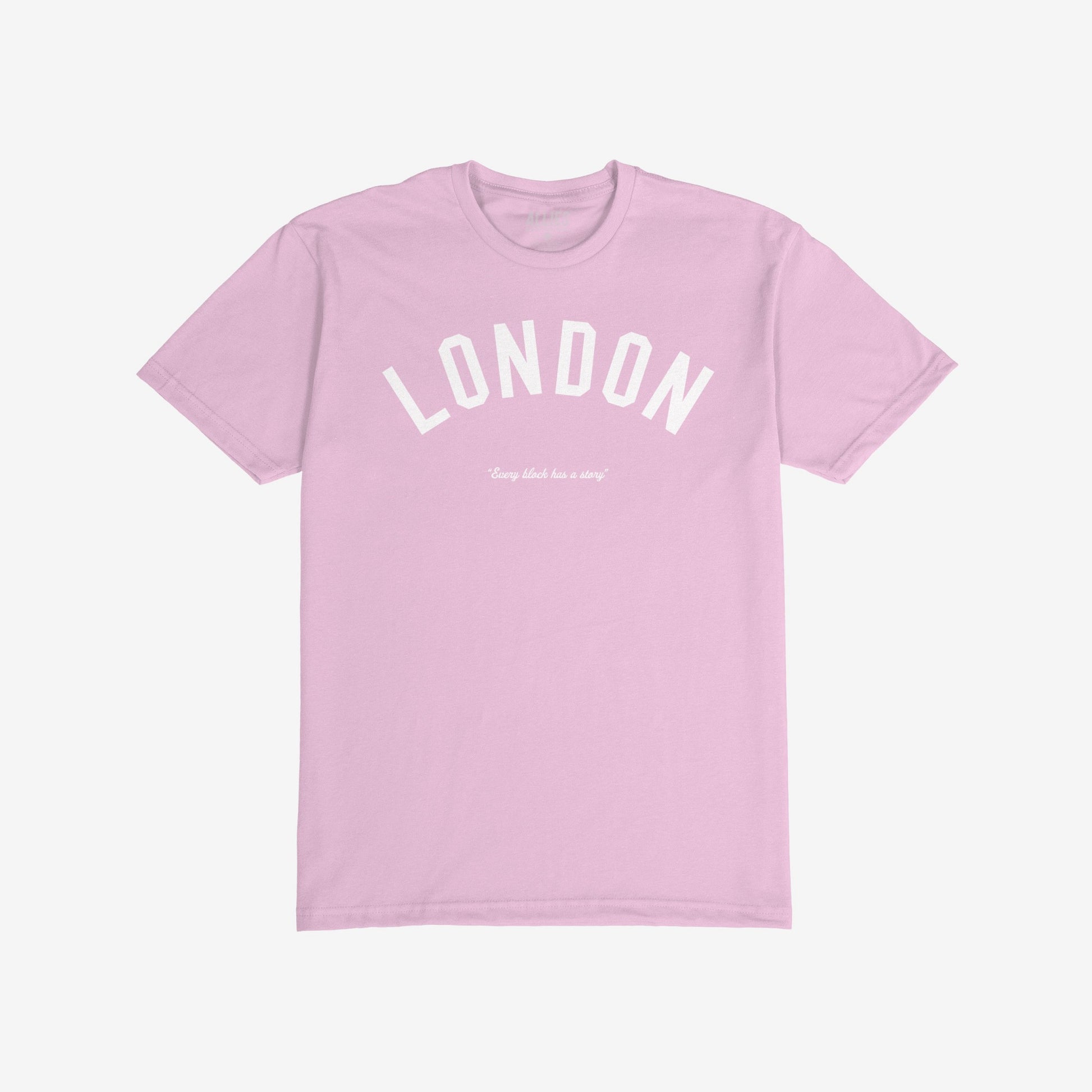 London Story T-shirt Short Sleeve Pink by Strange Allies