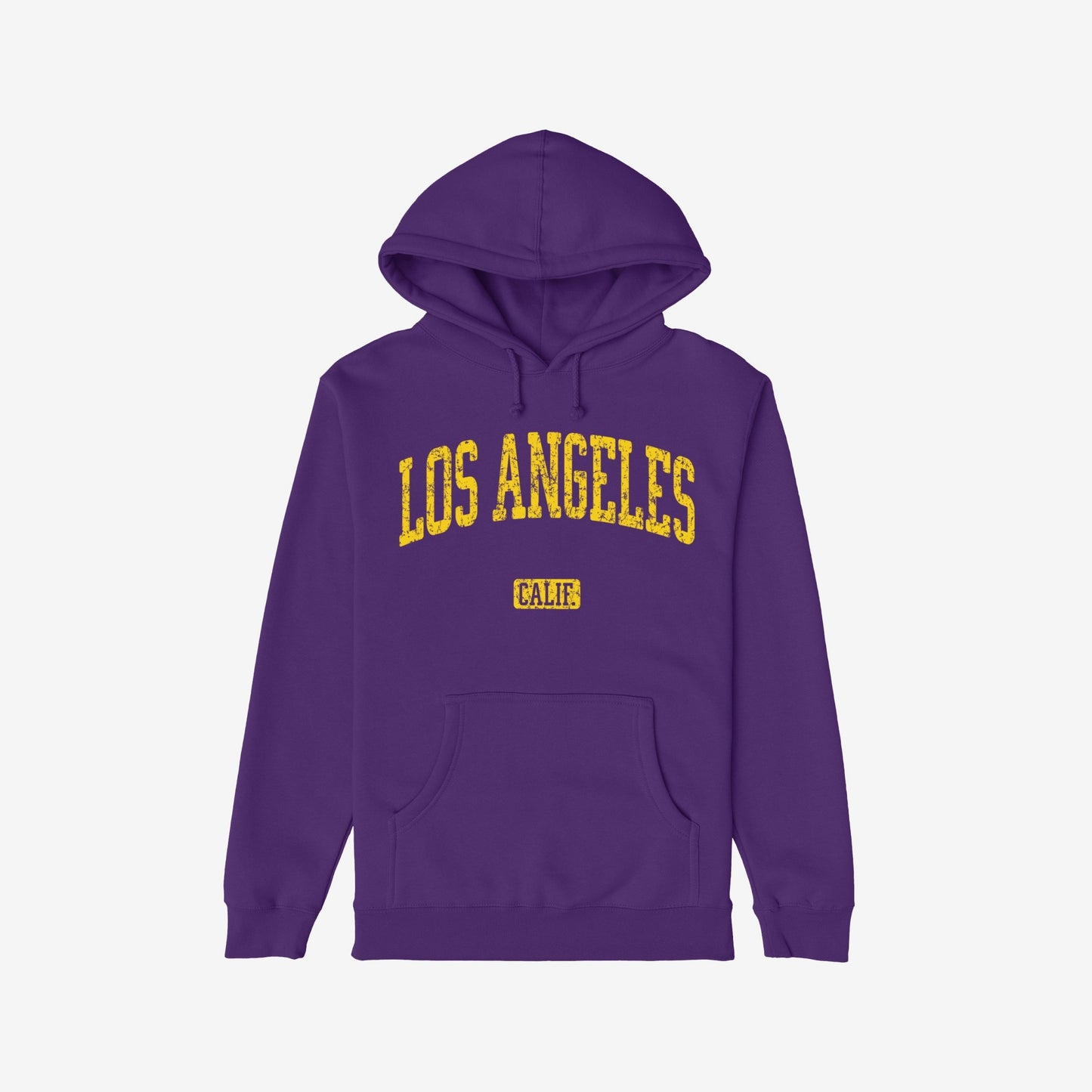 Los Angeles Hoodie Purple by Strange Allies