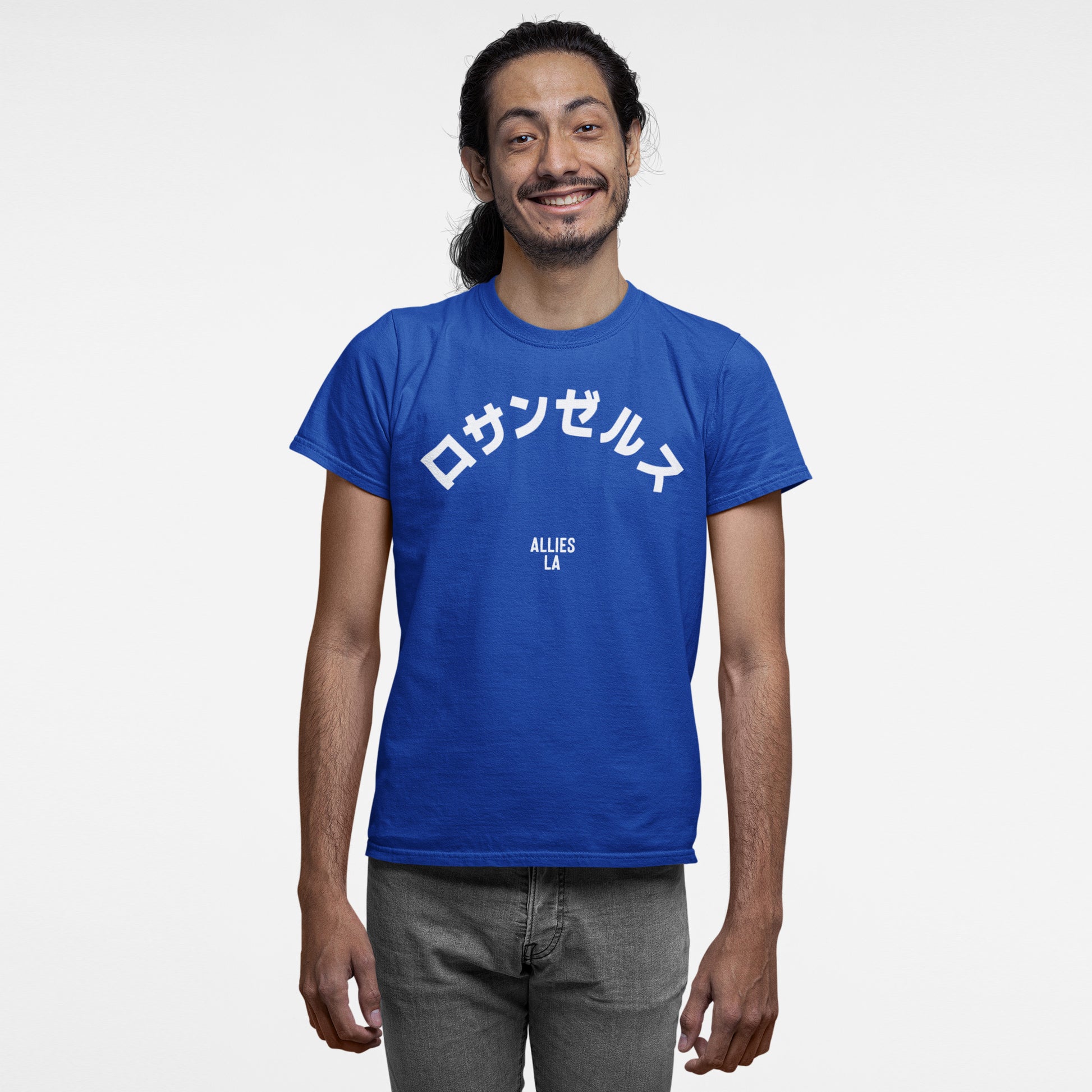 Los Angeles Japanese T-shirt by Strange Allies