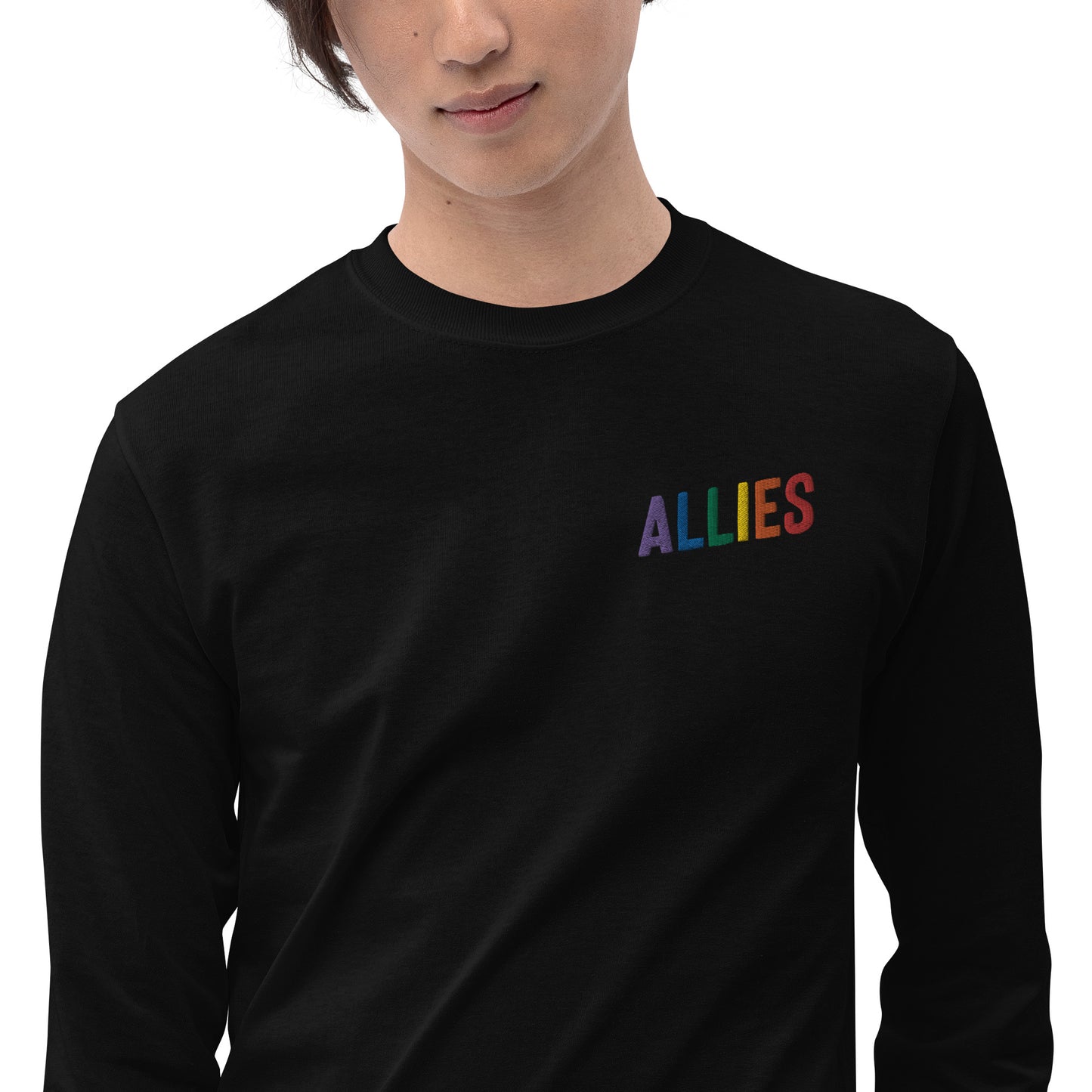 Allies Rainbow Embroidered T-shirt