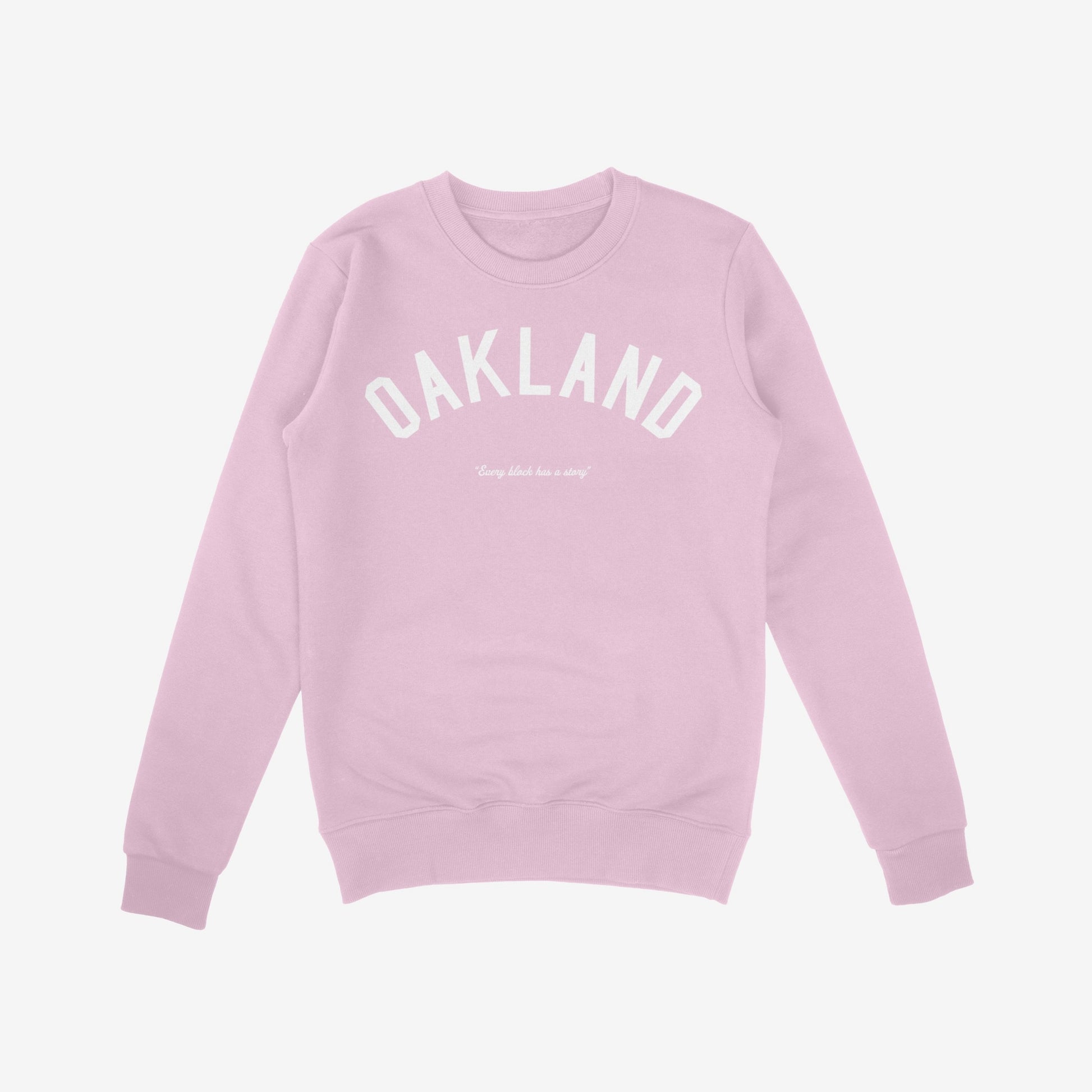 Oakland Story Sweatshirt Pink by Strange Allies