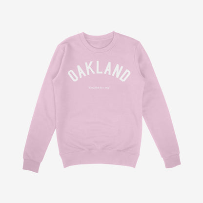 Oakland Story Sweatshirt Pink by Strange Allies