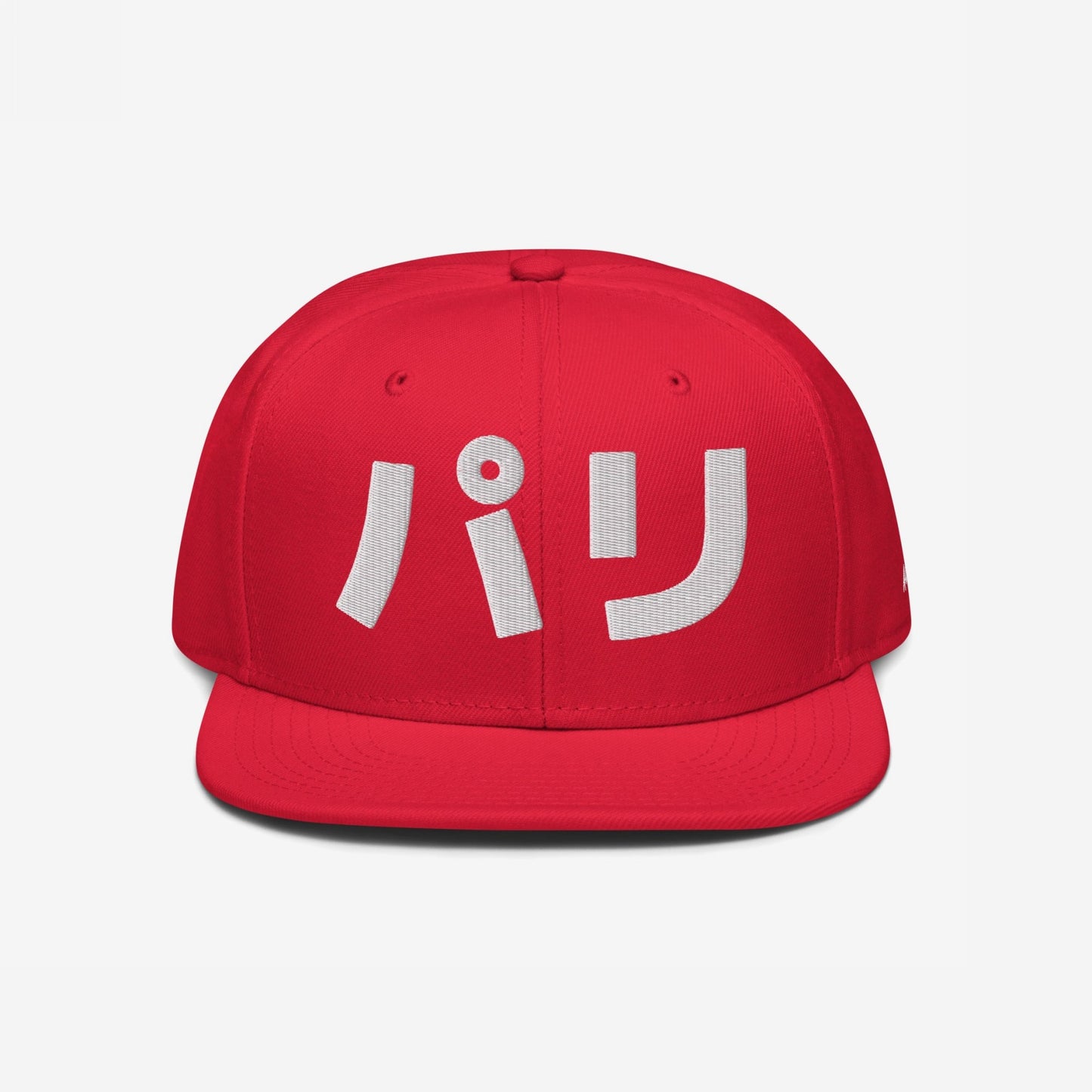 Paris Japanese Hat Snapback Hat Red by Strange Allies