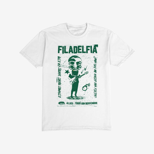 Philadelphia Punk T-shirt White by Strange Allies