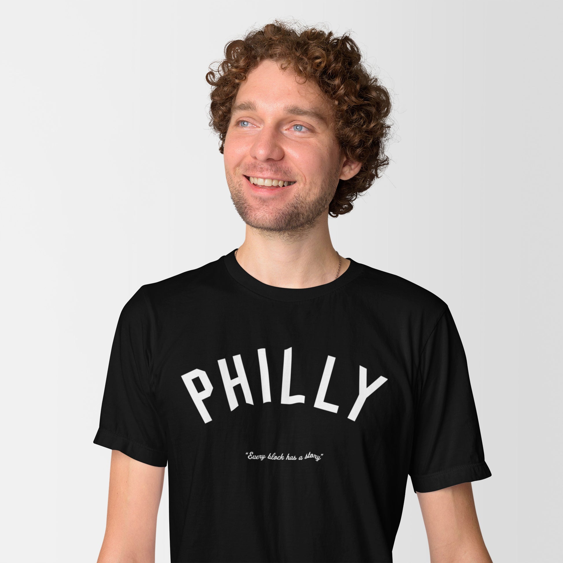 Philadelphia Story T-shirt by Strange Allies