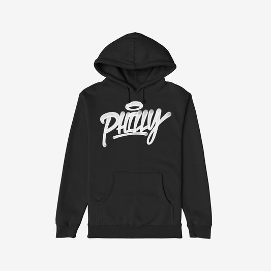 Philly Handstyle Hoodie Black by Strange Allies