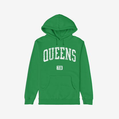 Queens 718 Hoodie Kelly Green by Strange Allies