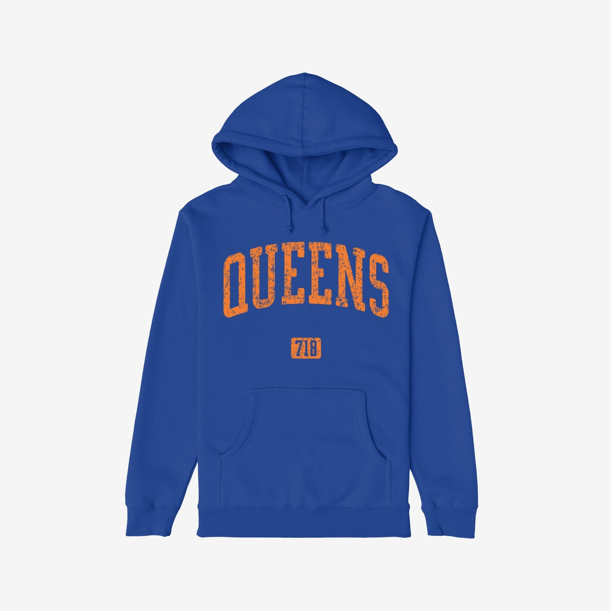 Queens 718 Hoodie Royal Blue by Strange Allies