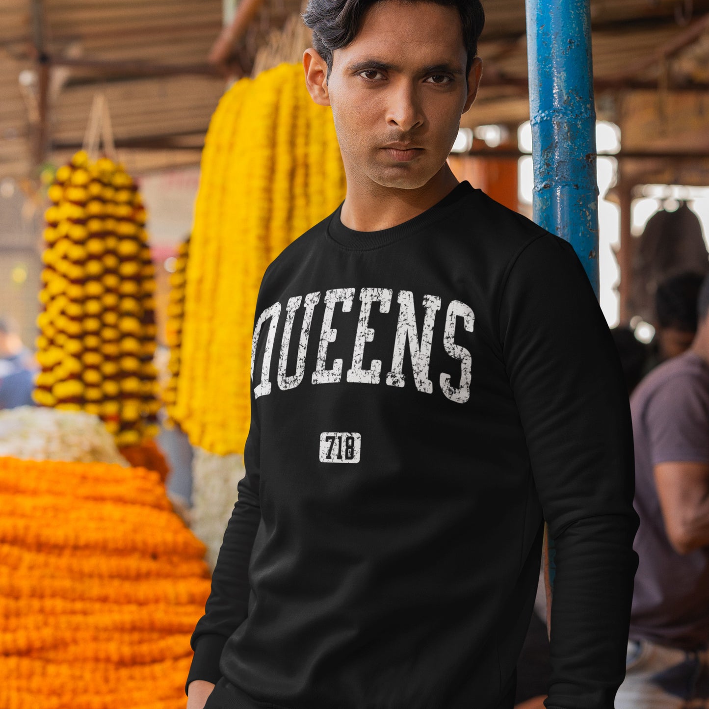 Queens 718 Sweatshirt by Strange Allies