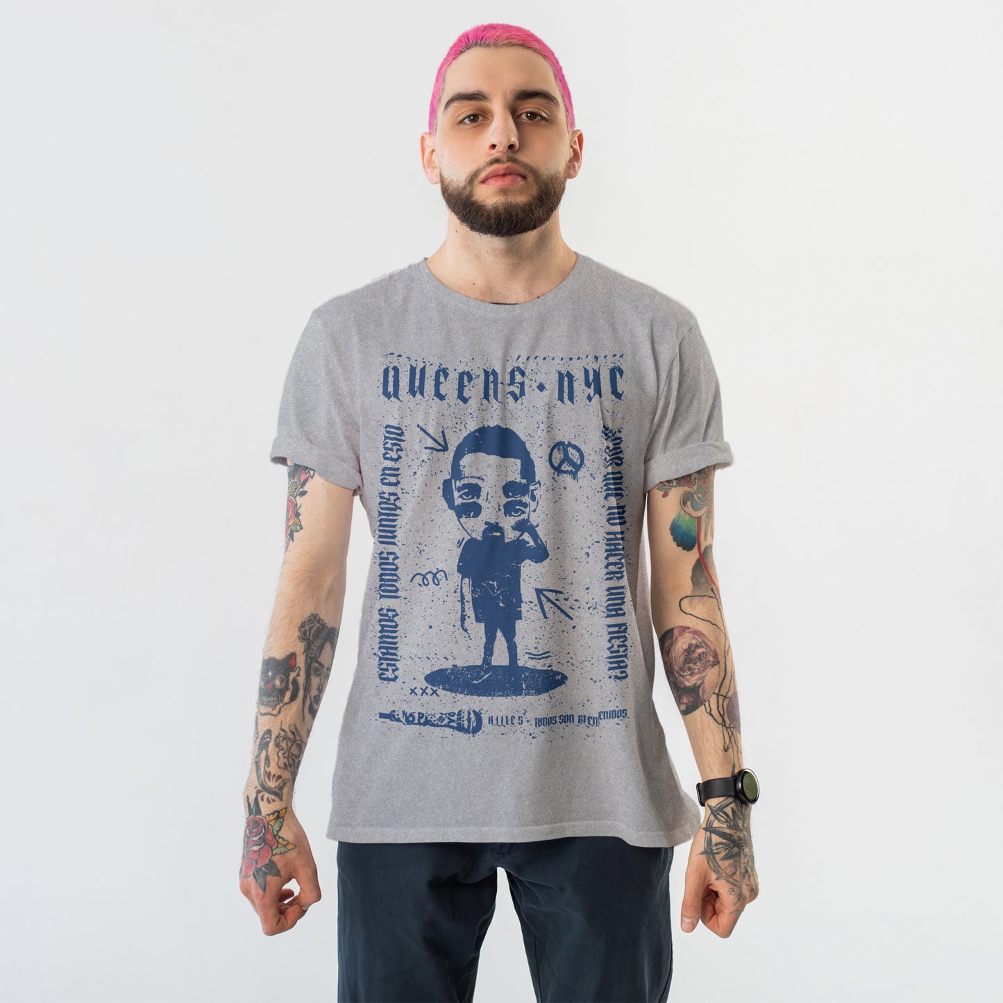 Queens Punk T-shirt by Strange Allies