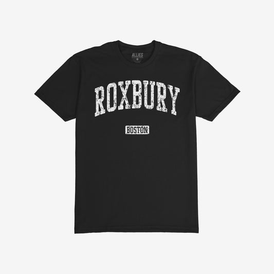 Roxbury Boston T-shirt Short Sleeve Black by Strange Allies