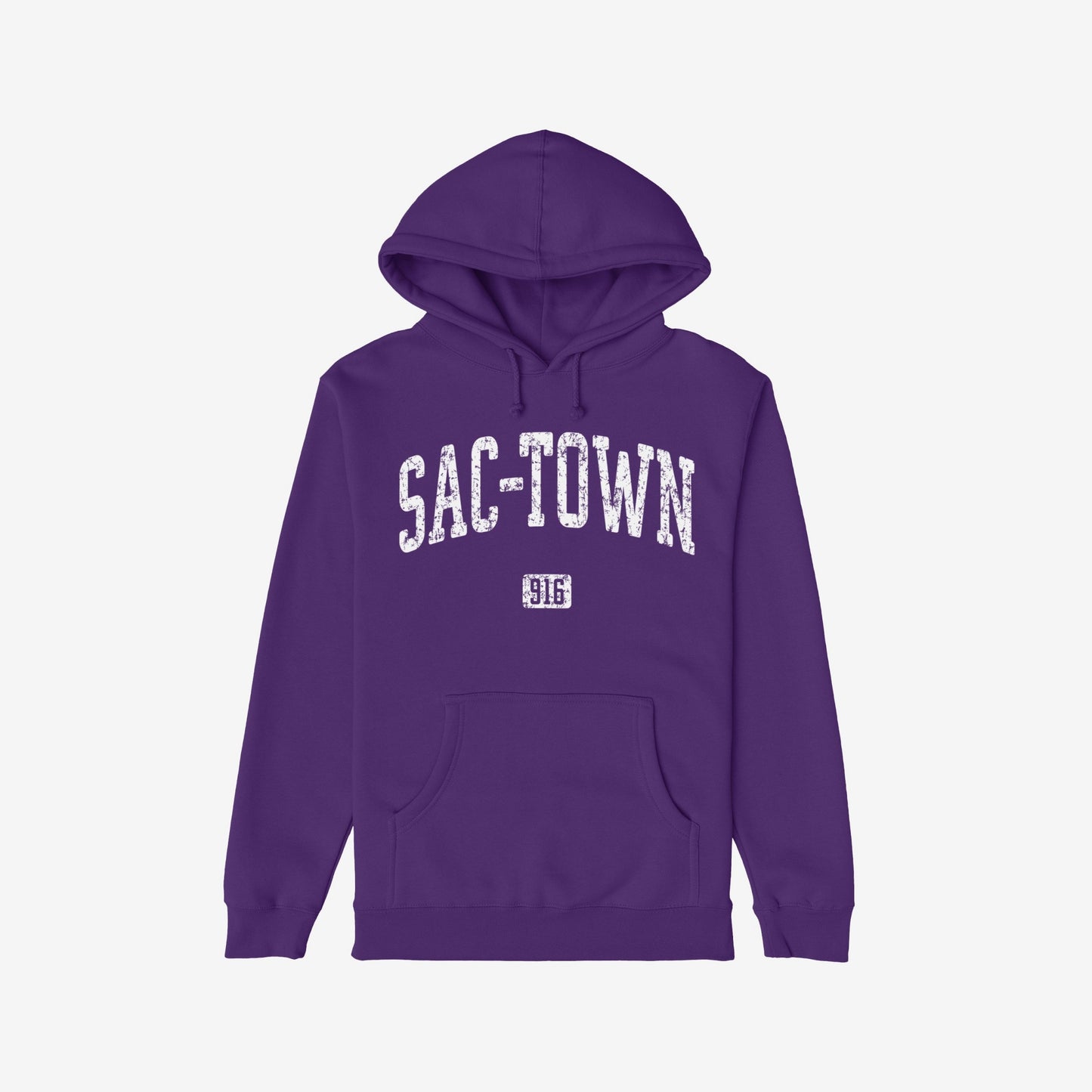 Sac-Town 916 Hoodie Purple by Strange Allies