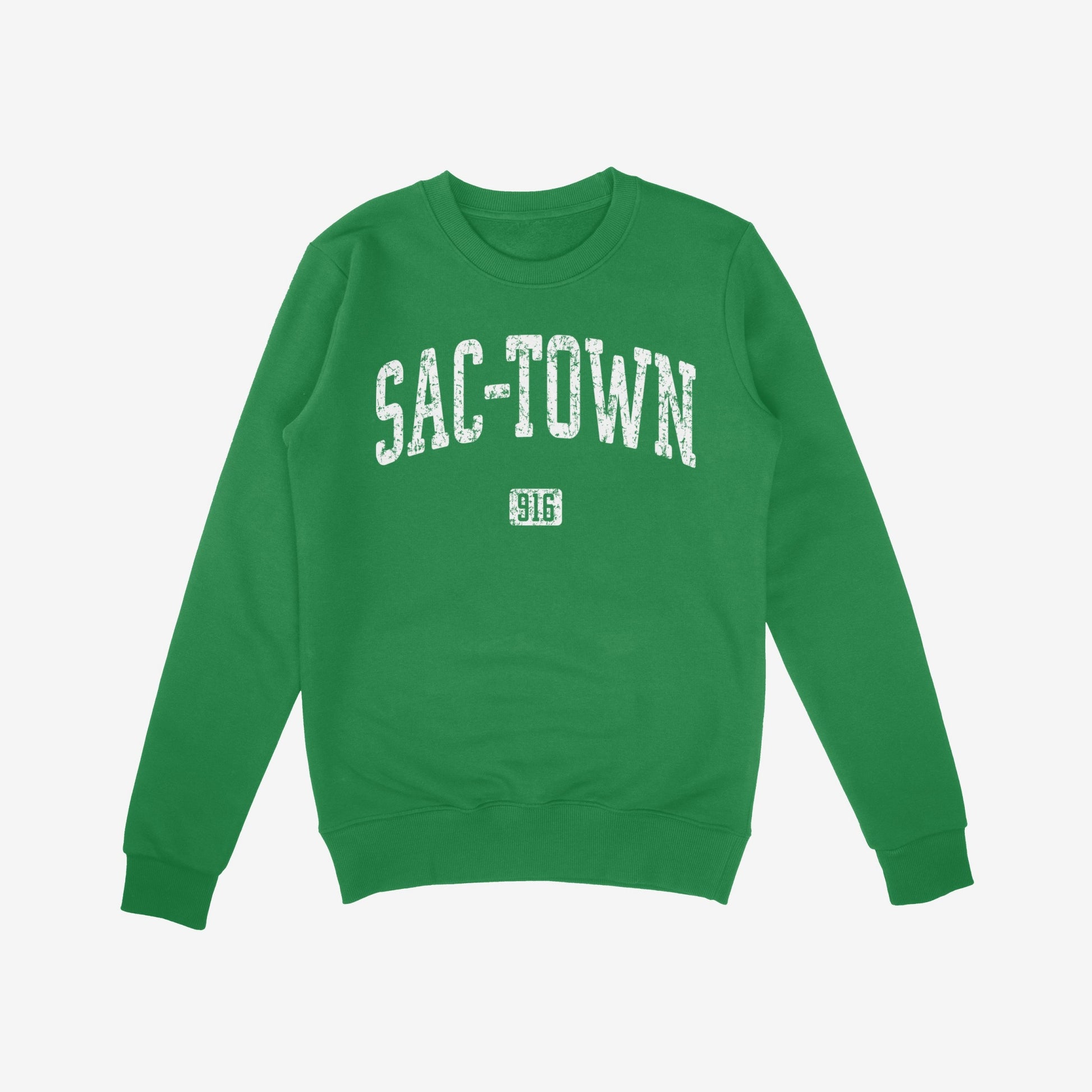 Sac-Town 916 Sweatshirt Kelly Green by Strange Allies